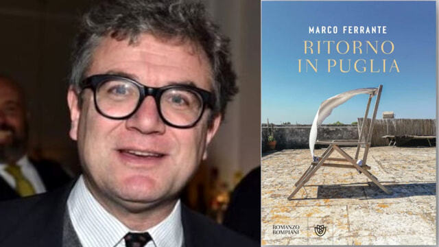 Marco Ferrante a Foggia presenta il romanzo 'Ritorno in Puglia'